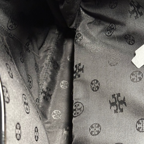 Tory Burch Black Patent Leather & Nylon Ella Tote NWOT - Picture 10 of 12